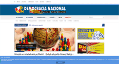 Desktop Screenshot of democracianacional.org